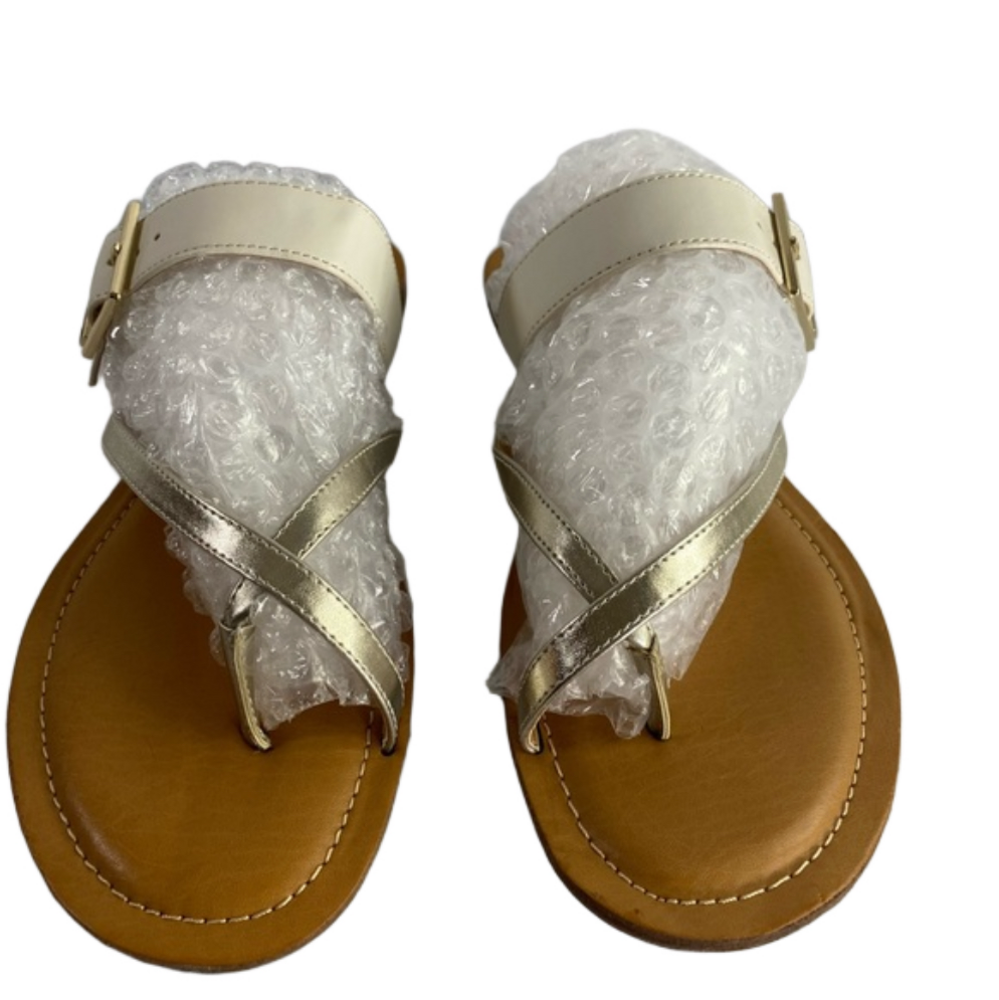 Tommy Hilfiger Twlahyla Off White and Silver Slide Sandal Size 10M NWOT SKU0780 - Picture 4 of 13